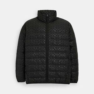 Coach Lightweight Down Jacket In Recycled Polyester